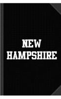 New Hampshire Journal Notebook: Blank Lined Ruled for Writing 6x9 120 Pages