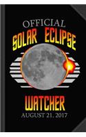 Official Solar Eclipse Watcher Journal Notebook