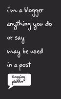 I'm a Blogger: Funny Bloggers Planner 8 X 10 150 Pages Formatted Notebook