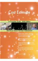 Cost Estimate A Complete Guide - 2020 Edition