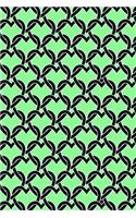 Bullet Journal Notebook Chained Hearts Pattern 15