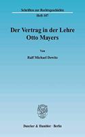 Der Vertrag in Der Lehre Otto Mayers