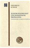Ausserungsfreiheit Und Rassistische Propaganda
