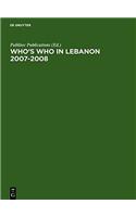 Whos Who in Lebanon 20072008