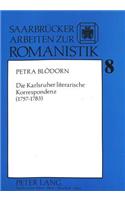 Die Karlsruher literarische Korrespondenz (1757-1783)