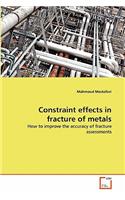 Constraint effects in fracture of metals