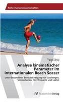 Analyse Kinematischer Parameter Im Internationalen Beach Soccer