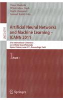 Artificial Neural Networks and Machine Learning: ICANN 2011, part 1