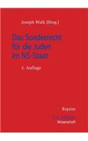 Das Sonderrecht für die Juden im NS-Staat