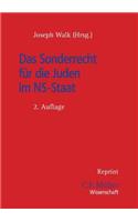 Das Sonderrecht für die Juden im NS-Staat