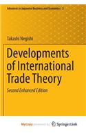 Developments of International Trade Theory