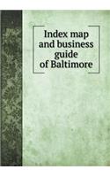 Index Map and Business Guide of Baltimore