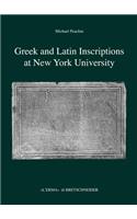 Greek and Latin Inscriptions at New York University II