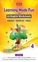 MTG 65 English Grammar Worksheets Class 4 - (Learning Made Fun) Workbooks to Improve Your Writing Skills, Grammar Concept & Enrich Your Vocabulary (Based on CBSE/NCERT)