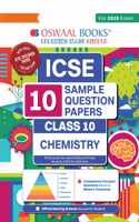 Oswaal ICSE | 10 Sample Question Papers | Class 10 | Chemistry Hardcover Book (For 2025 Exam)