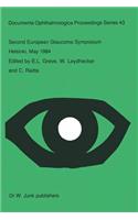 Second European Glaucoma Symposium, Helsinki, May 1984