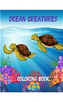 Ocean Creatures Coloring Book