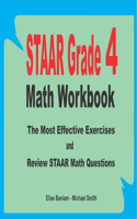 STAAR Grade 4 Math Workbook