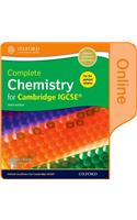 Complete Chemistry for Cambridge Igcserg Online Student Book (Third Edition)