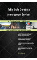 Table Style Database Management Services A Complete Guide - 2020 Edition