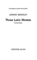 Three Latin Motets: Op. 83, No.1