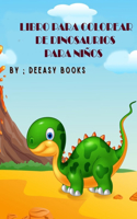 Libro para colorear de dinosaurios para niños