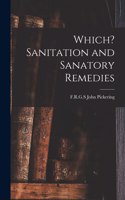 Which? Sanitation and Sanatory Remedies