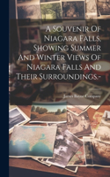 Souvenir Of Niagara Falls, Showing Summer And Winter Views Of Niagara Falls And Their Surroundings.-