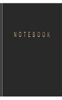 Notebook: Blank Lined Classic Journal Notebook (6 x9 inches) - 110 Pages