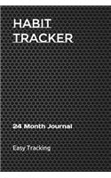Habit Tracker: 24 Month Journal
