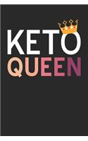 Keto Notebook - Funny Keto Diet Keto Queen Ketogenic Diet Gift - Keto Journal
