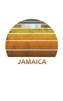 Jamaica: Wide Ruled Notebook Paper For Work, Home Or School. Vintage Sunset Note Pad Journal For Family Vacations. Travel Diary Log Book For Adults & Kids Wi