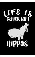 Life Is Better With Hippos: Animal Nature Collection