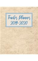 Teacher Planner 2019-2020: Daily Organizer For Lesson Planning Academic Year