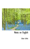 Notes on English