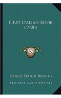 First Italian Book (1920)
