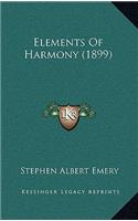 Elements of Harmony (1899)