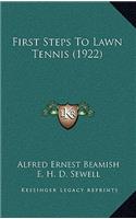 First Steps To Lawn Tennis (1922)