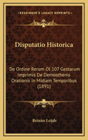 Disputatio Historica