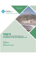 FOGA 15 Foundations on Genetic Algorithms XIII: (English)
