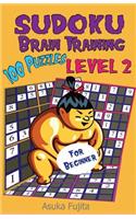 Sudoku: Brain Training Level 2: 100 Easy Sudoku Puzzles for Beginner