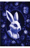 Alice in Wonderland Modern Journal - Outwards White Rabbit (Royal Blue): 100 page 6" x 9" Ruled Notebook: Inspirational Journal, Blank Notebook, Blank Journal, Lined Notebook, Blank Diary(11 Alice in Wonderland Modern Journal - Outwards White Rabbit)