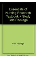 Essentials of Nursing Research Textbook + Study Gde Package