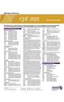 CPT 2020 Express Reference Coding Card: Behavioral Health