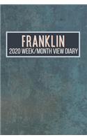 FRANKLIN 2020 Week/Month View Diary