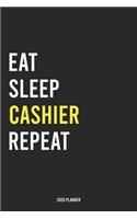 Eat Sleep Cashier Repeat 2020 Planner