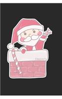 Christmas Santa Notebook: Graph Paper Journal 6x9 - 120 Pages