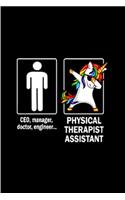 Ceo, manager, doctor, engineer Physical therapist assistant