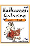 Halloween Coloring Activity Book