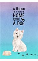 A House is Not a Home Without a Dog: Password Logbook in Disguise with Gorgeous Westie Cover(15 Discreet Password Keeper/Organizer)